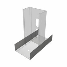 E20030120 GUIDA a U 40x100x40 da 3000mm per pareti divisorie cartongesso SP. 0.6mm Atena