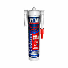 E37880012 TYTAN ADESIVO di MONTAGGiO FAST   STRONG ultra rapido a base di polimeri MS colore bianco carrtuccia da 290 ml art.17285...