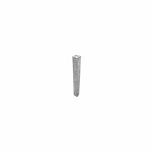F30080196 COLONNA PARTENZA 100X100 da h.225 cm zincata per recinzione con inserti filettati art.CO225ZAS Artibeni