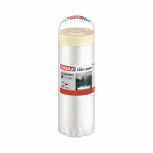 F3013T58871 NASTRO carta adesiva+NYLON POLIETILENE MASCHERATURA h.260 cmx17 mt per pittura Easy Cover art.04368-00000 Tesa