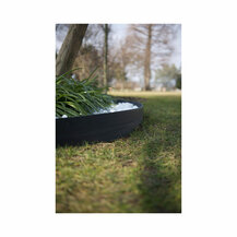 F3019E900 COVERGARDEN contenitore marrone rotondo in polietilene diametro 55 cm per base piante/alberi da giardino Edil79