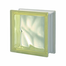 F3033100220 DESIGN VETROMATTONE/vetroarredo colore GIALLO Q19/O 19x19x8 art.112220 Seves